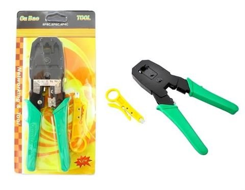 4/6/8P cable crimper with knife