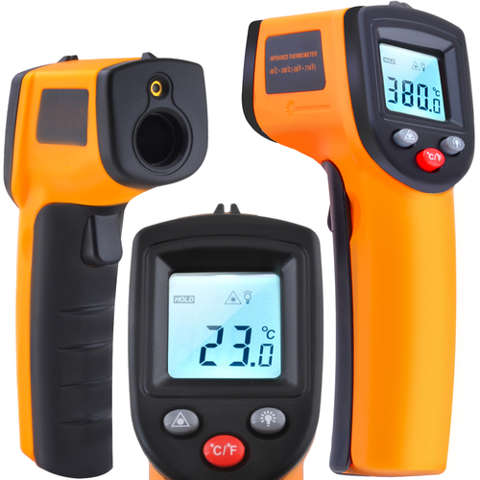 Pyrometer-laser thermometer
