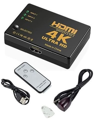 HDMI 4K switch with remote control