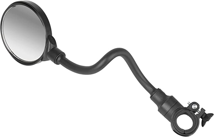 M-Wave Unisex - Adult Spy Flex TF Bicycle Mirror, Black, Diameter 70 mm