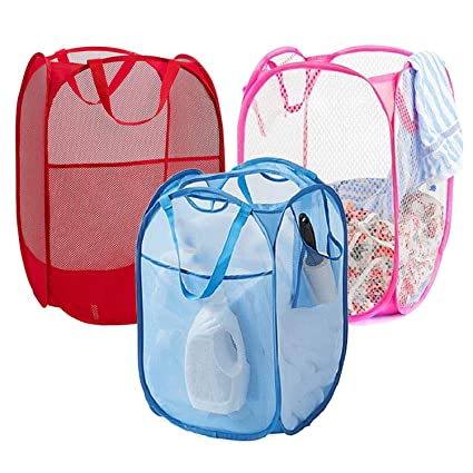 Folding laundry basket for toys, a large container