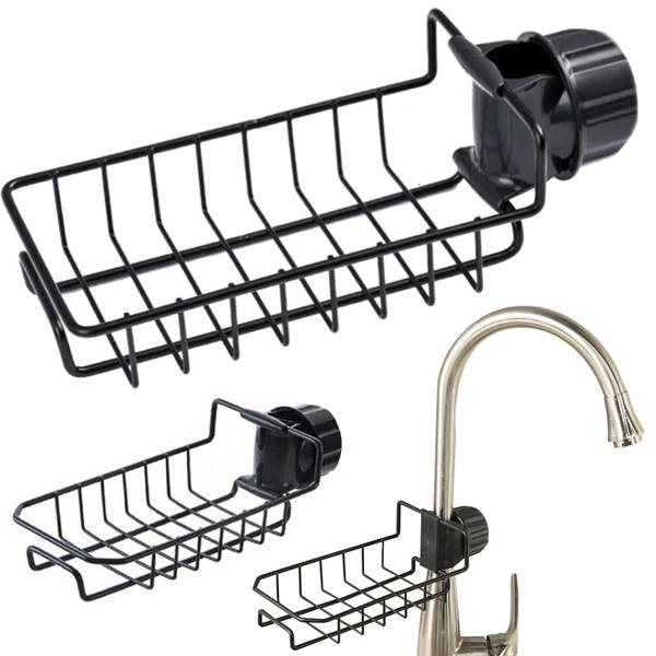 Organizer for the sink, kitchen basket tap shelf