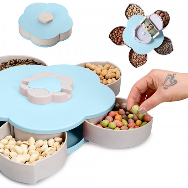 Rotary jewelry candy organizer container