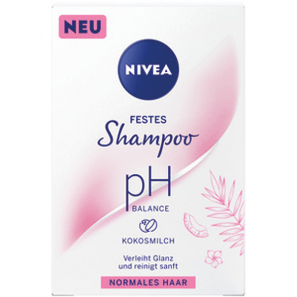 Nivea Solid Shampoo pH Balance 75g coconut milk