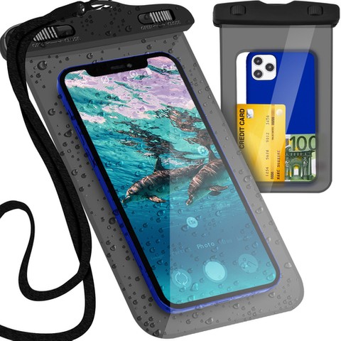 Waterproof case for the phone-black