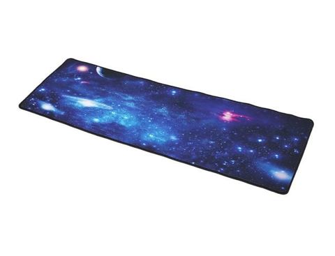 Blue keyboard mouse pad